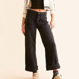 Free People We The Free Palmer Cuffed Jeans Size 30
